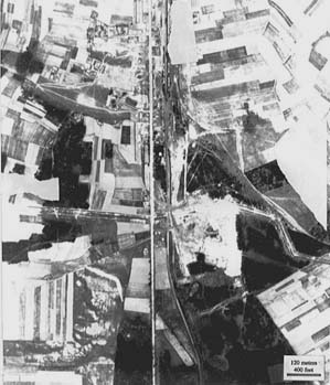 1944 air photo of Belzec site