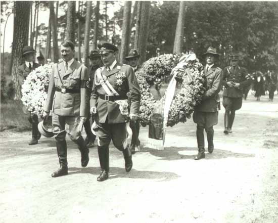 Hitler, G&ouml;ring, at Carinhall, June 1934