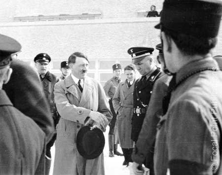 Hitler arrives Munich