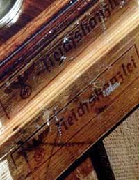 Chancellery desk: Eagle stamp