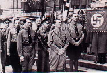 Hess, Himmler, Hitler, Schaub