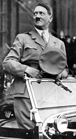 Hitler in car