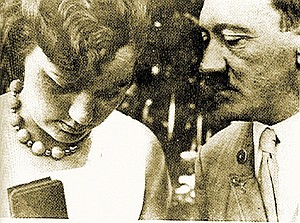 Hitler loved to make appearances with his niece Geli Raubal