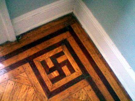 swastika floor pattern