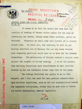 a serious query against the conduct of Allied bombing