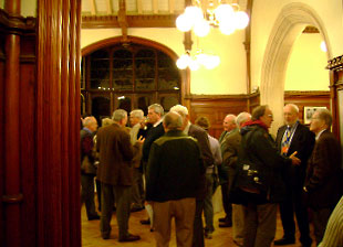 David Irivng at Bletchley Park