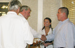 Ben Elam and fiancee