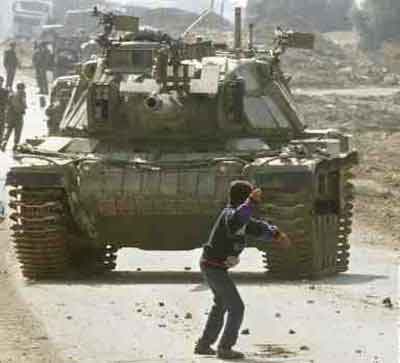 A Brave Palestinian child
