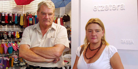 Irving with daughter at Madrid Feria