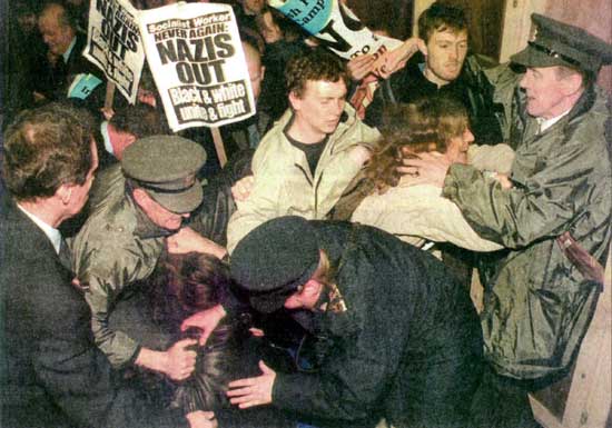 Cork UCC rioters 1999