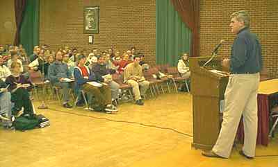 David Irving lectures at Ellensburg
