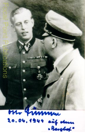 Otto G&uuml;nsche with Hitler