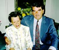 David Irving with Herta Schneider